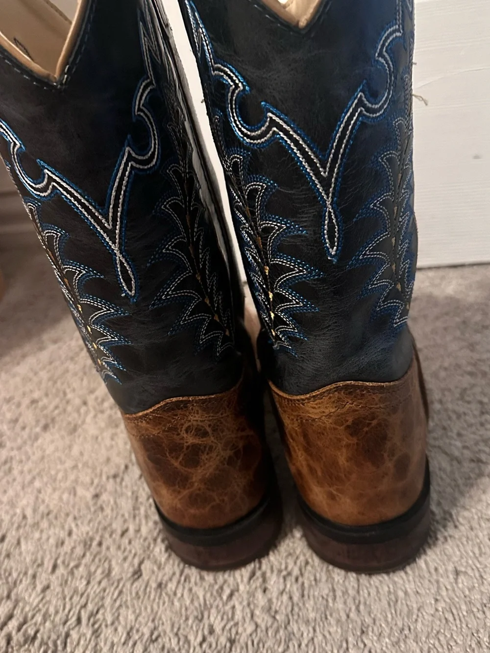 Old West Boy’s Western Boots - Size 4.5